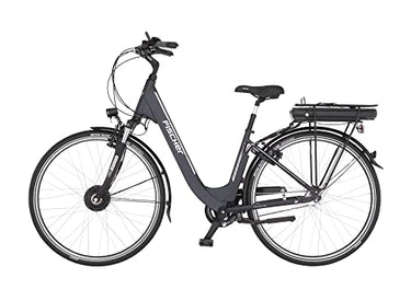 FISCHER Unisex – Erwachsene CITA ECU 1401 Elektrofahrrad für Damen und Herren, RH cm, Frontmotor 32 Nm, V Akku, Anthrazit, 44cm-522Wh im Sale